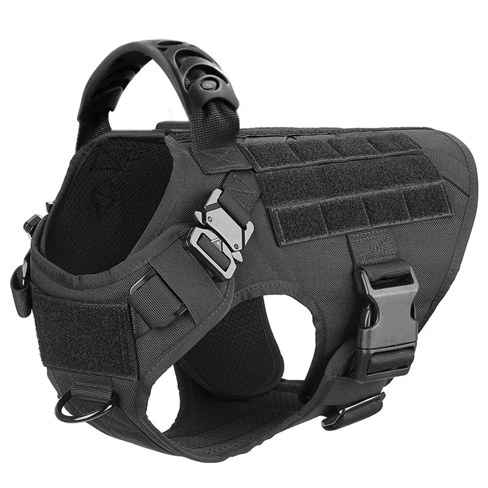 K9Armor™ | Harnais tactique robuste pour chien, anti-traction & confort (Copy) - Pattes Calines